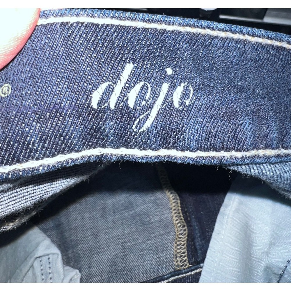 7 For All Mankind Dojo Jeans Women's Dark Wash Wide Leg 32x33 - Picture 2 of 13